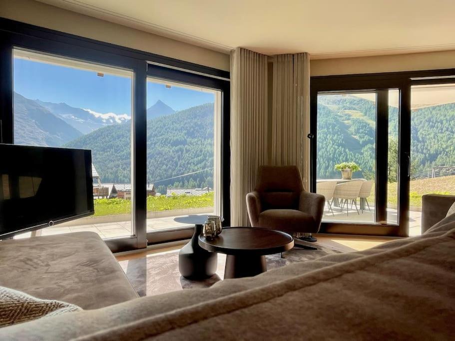 Hollywood 1 - A Luxury, Comfortable And Spacious Apartment Located Directly On The Slopes! Saas-Fee Exterior foto